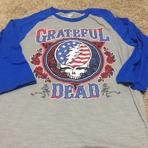 Graphic baseball tee